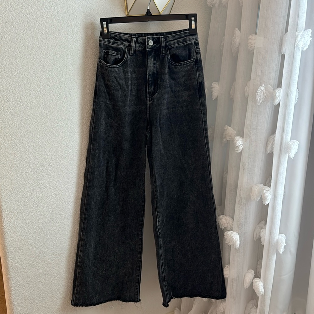 PacSun wide leg black jeans